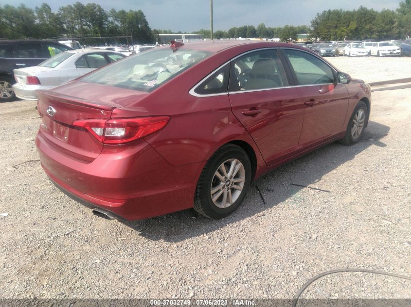 2016 HYUNDAI SONATA 2.4L SE - 5NPE24AF8GH402839