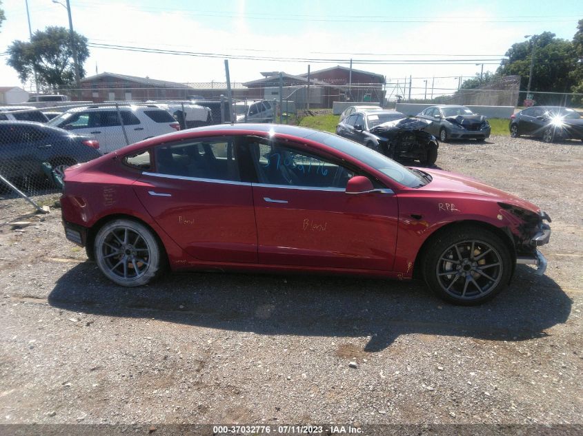 2018 TESLA MODEL 3 RANGE BATTERY - 5YJ3E1EA1JF040127