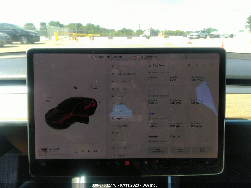 2018 TESLA MODEL 3 RANGE BATTERY - 5YJ3E1EA1JF040127