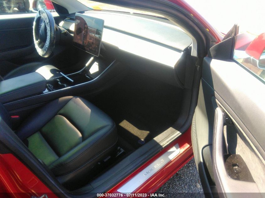 2018 TESLA MODEL 3 RANGE BATTERY - 5YJ3E1EA1JF040127