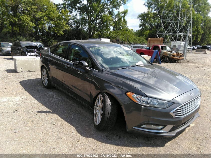 2017 FORD FUSION SE - 3FA6P0H70HR253554