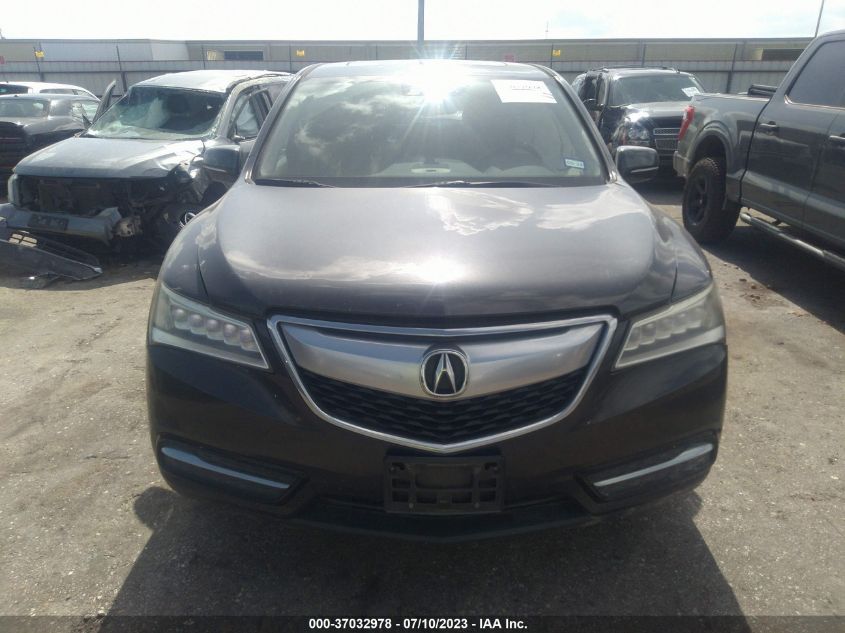 2014 ACURA MDX TECHNOLOGY - 5FRYD3H63EB018856