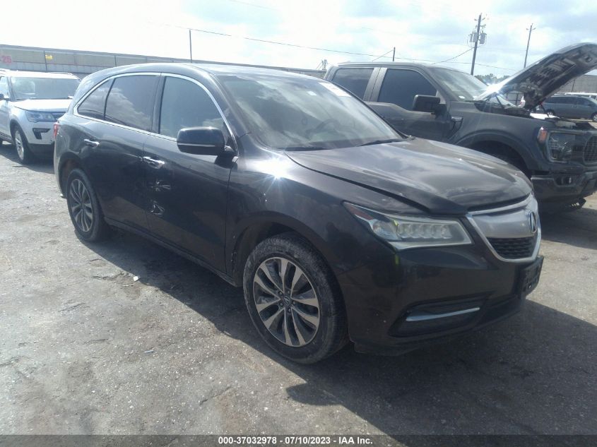 2014 ACURA MDX TECHNOLOGY - 5FRYD3H63EB018856