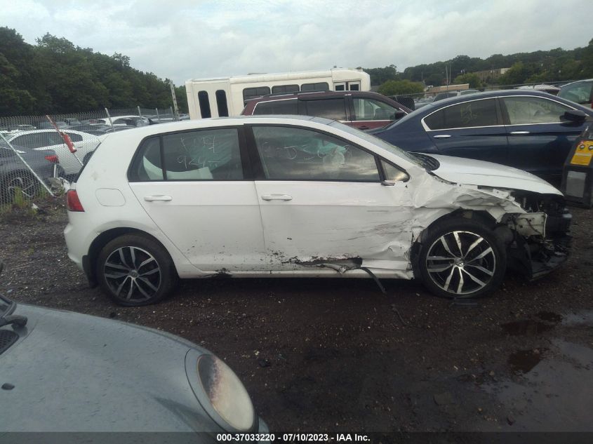2016 VOLKSWAGEN GOLF TSI SE - 3VW217AU9GM010465