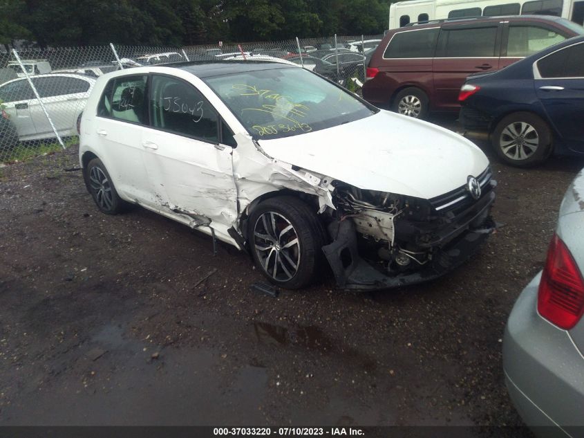 2016 VOLKSWAGEN GOLF TSI SE - 3VW217AU9GM010465