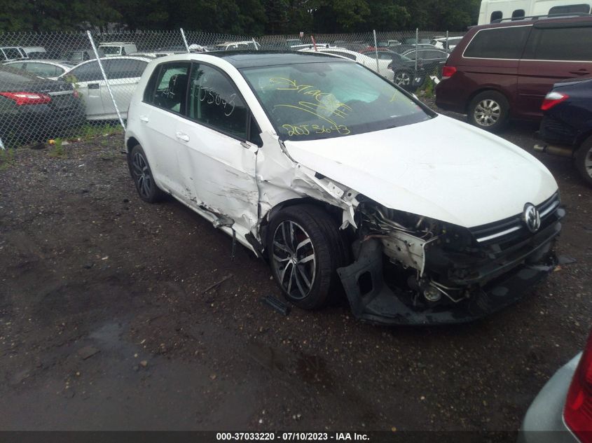 2016 VOLKSWAGEN GOLF TSI SE - 3VW217AU9GM010465