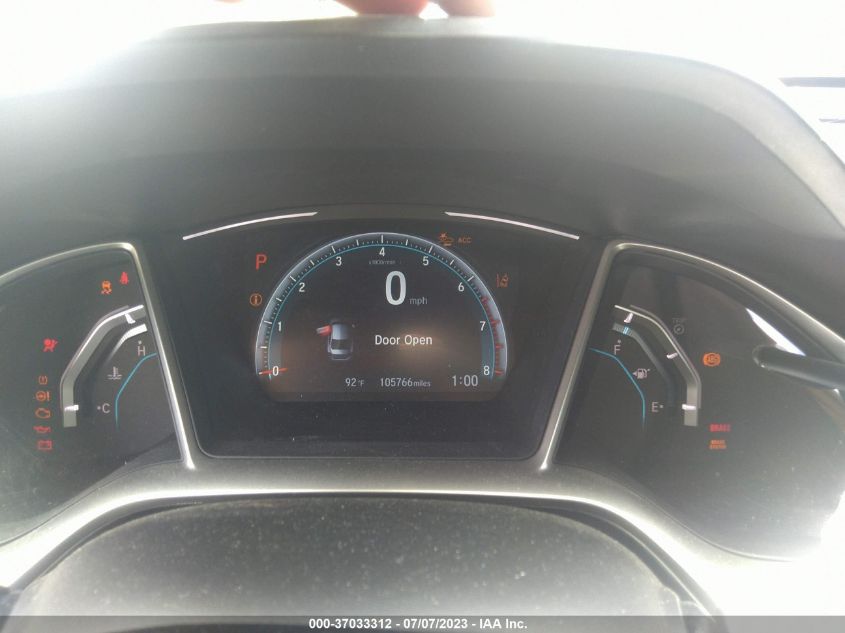 2017 HONDA CIVIC SEDAN TOURING - 19XFC1F98HE031500