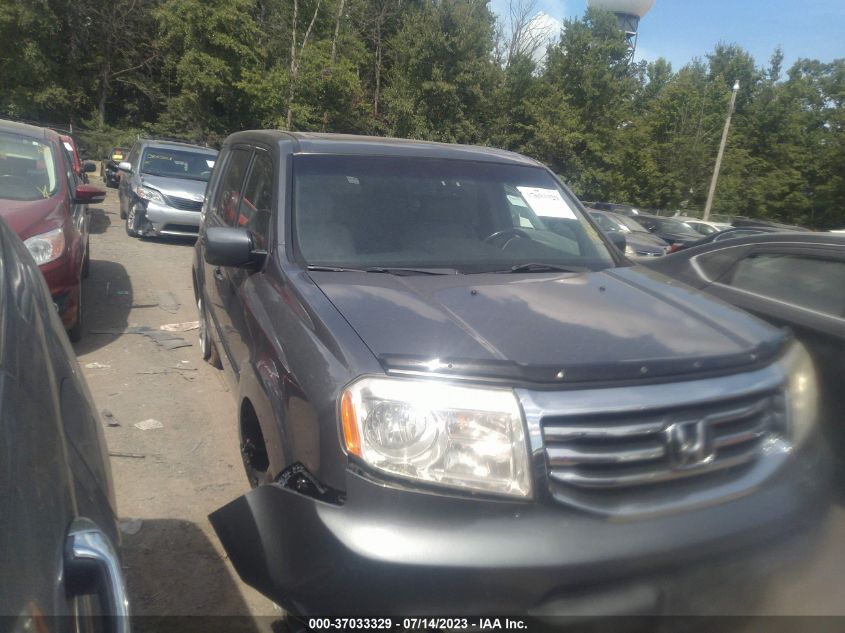2013 HONDA PILOT EX-L - 5FNYF4H7XDB076729