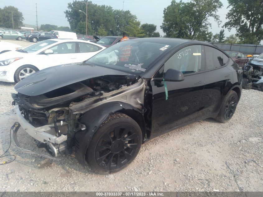 2022 TESLA MODEL Y LONG RANGE - 7SAYGDEE9NF425920