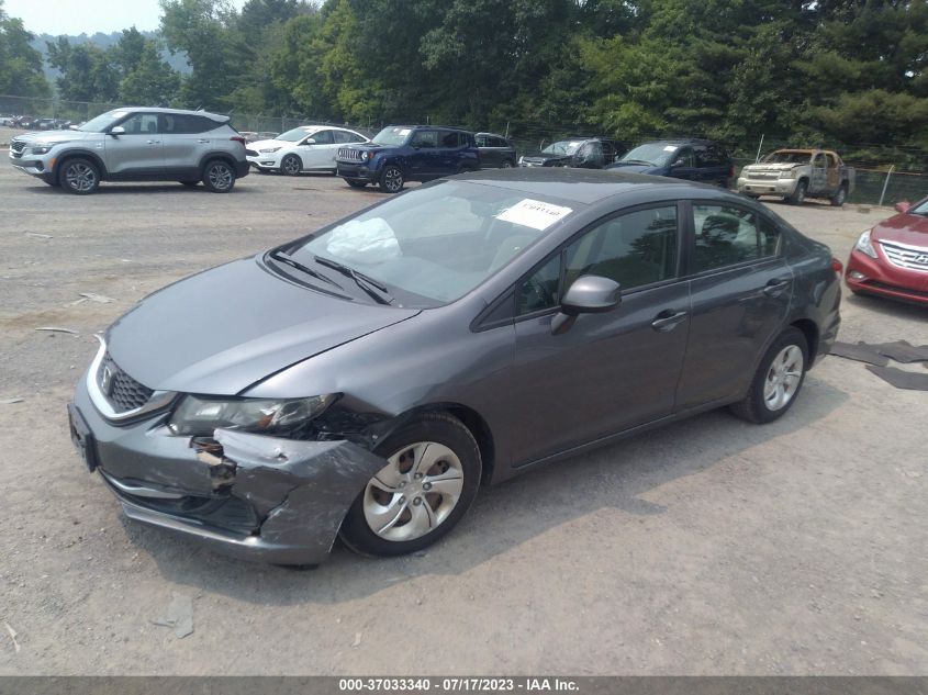 2013 HONDA CIVIC SDN LX - 19XFB2F59DE094590