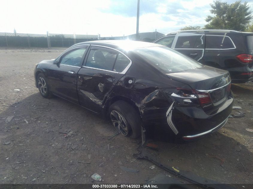 2016 HONDA ACCORD SEDAN LX - 1HGCR2F44GA198449