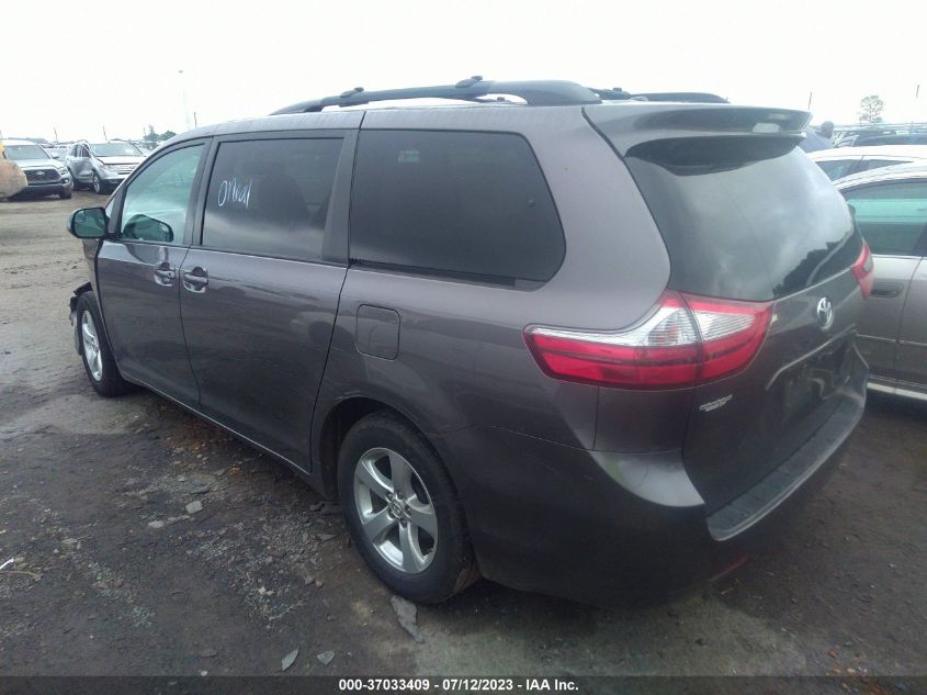2016 TOYOTA SIENNA LE - 5TDKK3DC1GS757683
