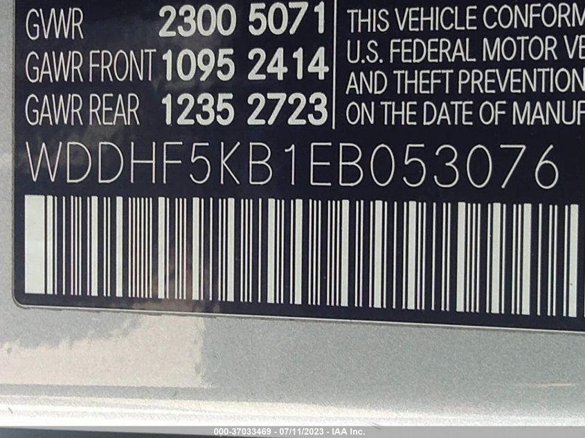 2014 MERCEDES-BENZ E-CLASS E 350 - WDDHF5KB1EB053076