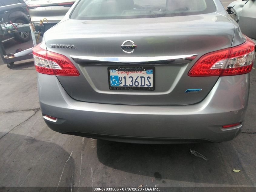 2014 NISSAN SENTRA S - 3N1AB7AP0EY333429