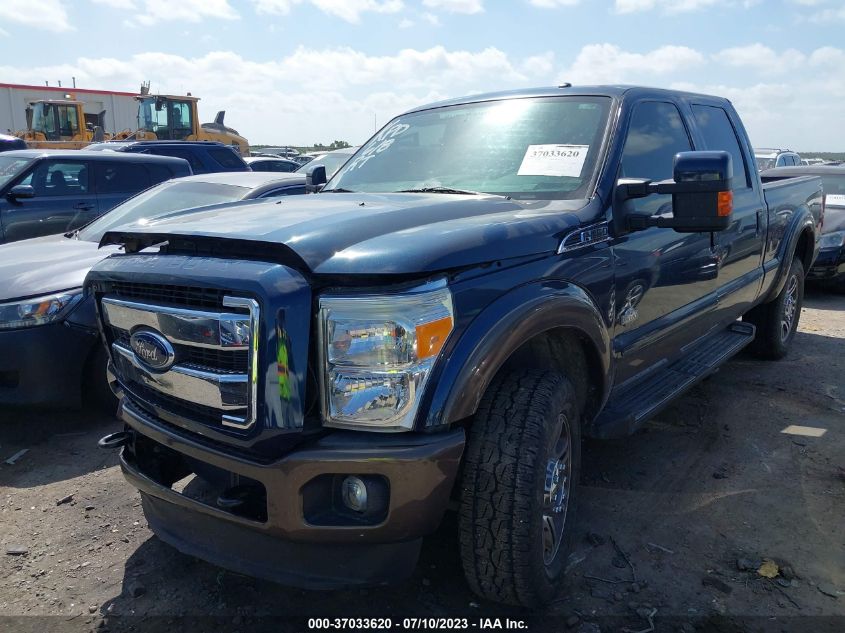 2015 FORD SUPER DUTY F-250 SRW LARIAT/PLATINUM - 1FT7W2BT2FED06242