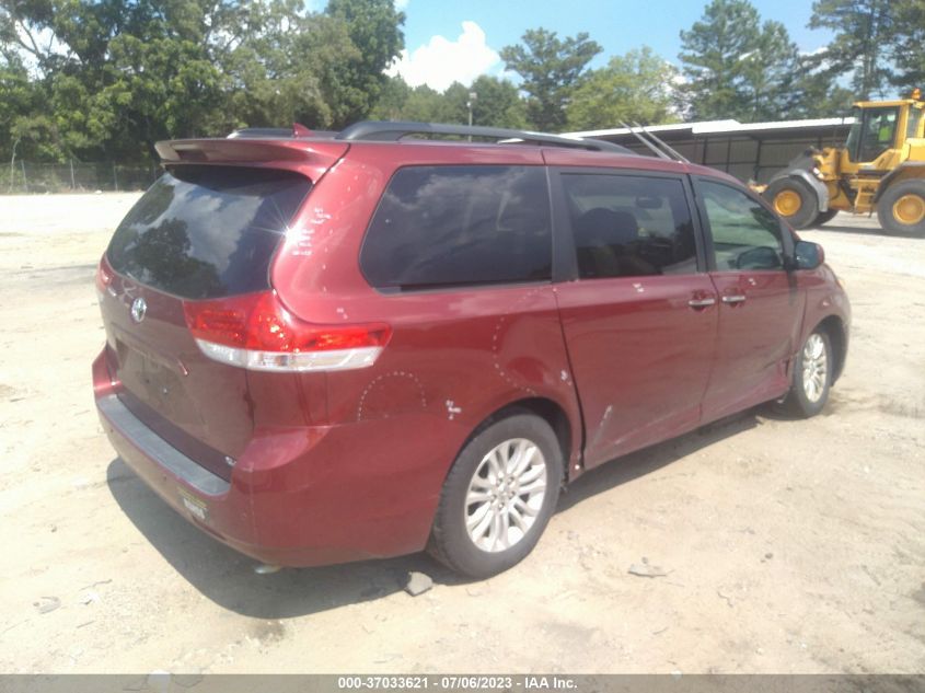 2013 TOYOTA SIENNA XLE AAS/XLE/LTD - 5TDYK3DCXDS284002