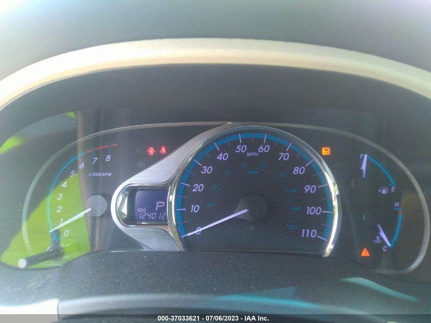 2013 TOYOTA SIENNA XLE AAS/XLE/LTD - 5TDYK3DCXDS284002