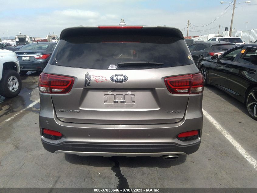 2019 KIA SORENTO EX V6 - 5XYPH4A50KG440001