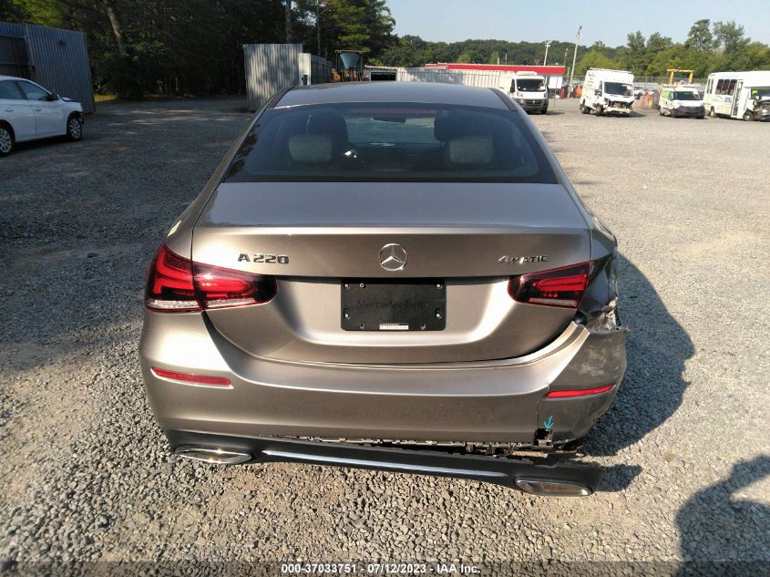 2019 MERCEDES-BENZ A-CLASS A 220 - WDD3G4FB7KW028571