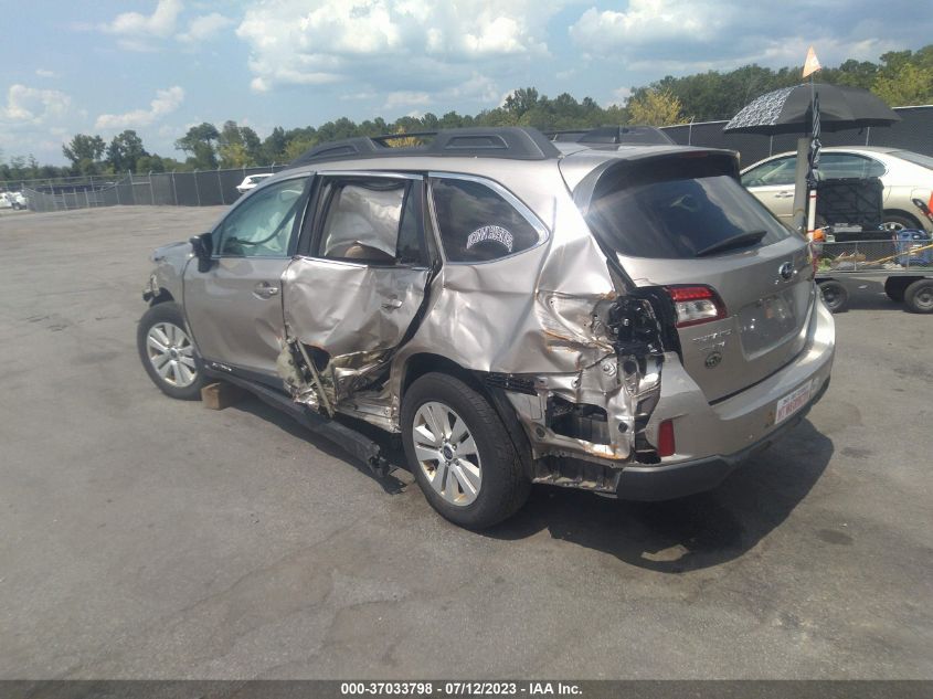 2016 SUBARU OUTBACK 2.5I PREMIUM - 4S4BSACC4G3225556