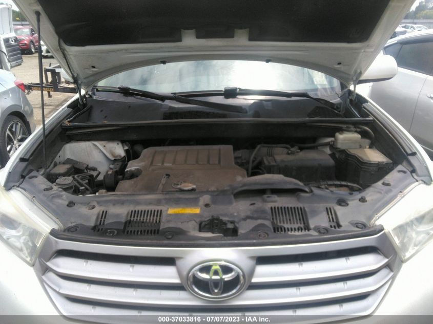 2013 TOYOTA HIGHLANDER - 5TDZK3EH5DS133762