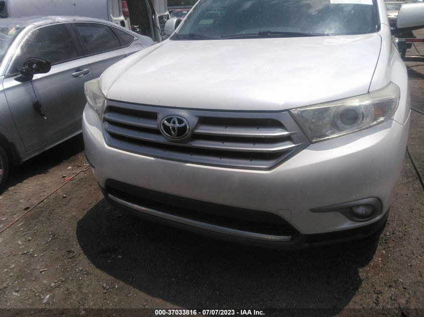 2013 TOYOTA HIGHLANDER - 5TDZK3EH5DS133762