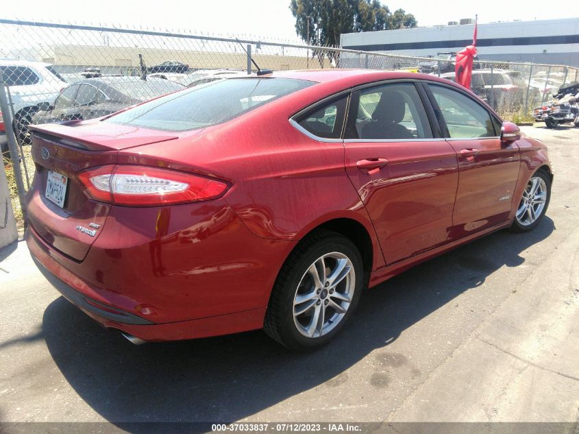 2016 FORD FUSION SE HYBRID - 3FA6P0LU7GR204086