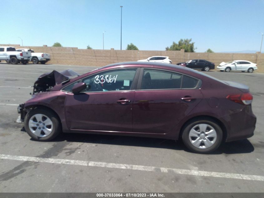 2017 KIA FORTE LX - 3KPFK4A70HE036586