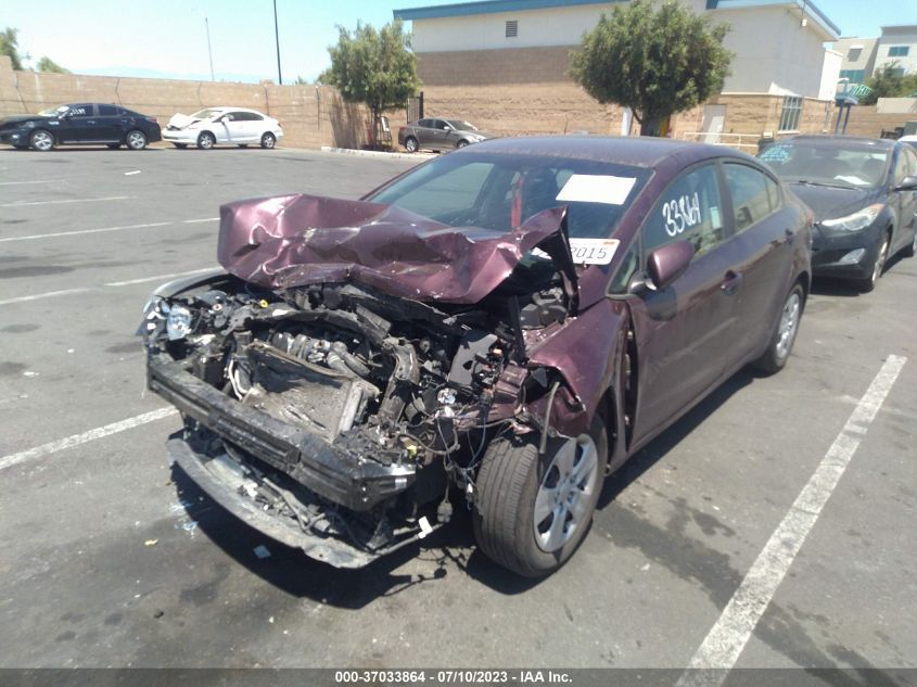 2017 KIA FORTE LX - 3KPFK4A70HE036586