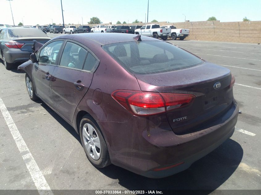 2017 KIA FORTE LX - 3KPFK4A70HE036586