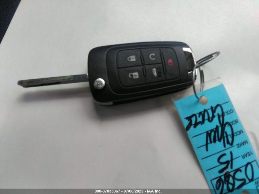 2015 CHEVROLET CRUZE LT - 1G1PC5SB3F7237267