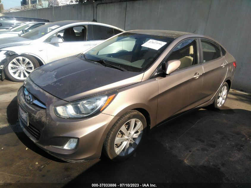 2013 HYUNDAI ACCENT GLS - KMHCU4AEXDU463535