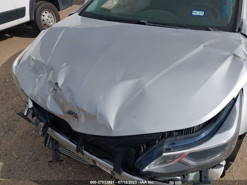 2019 CHEVROLET CRUZE LT - 1G1BE5SM3K7144829