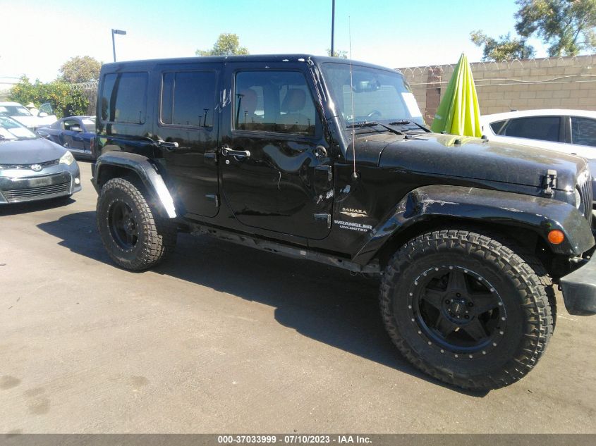 2013 JEEP WRANGLER UNLIMITED SAHARA - 1C4BJWEG7DL562044