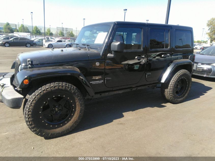 2013 JEEP WRANGLER UNLIMITED SAHARA - 1C4BJWEG7DL562044