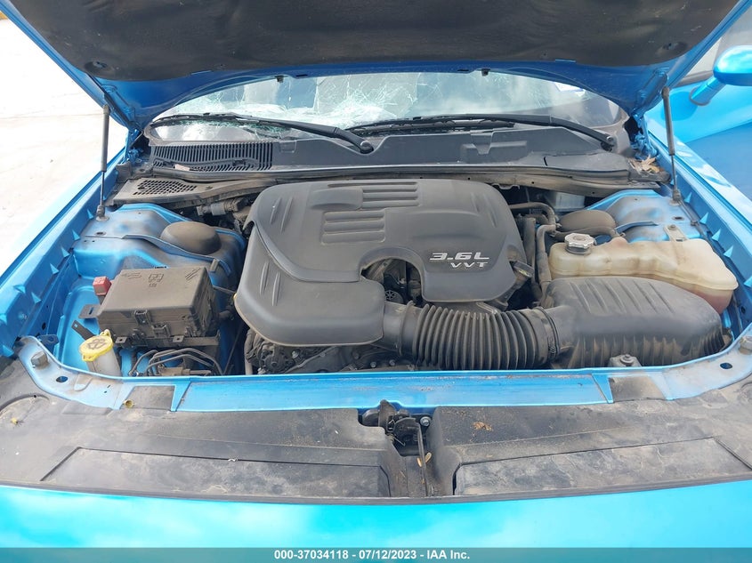 VIN 2C3CDZAG3JH314521 2018 DODGE CHALLENGER SXT