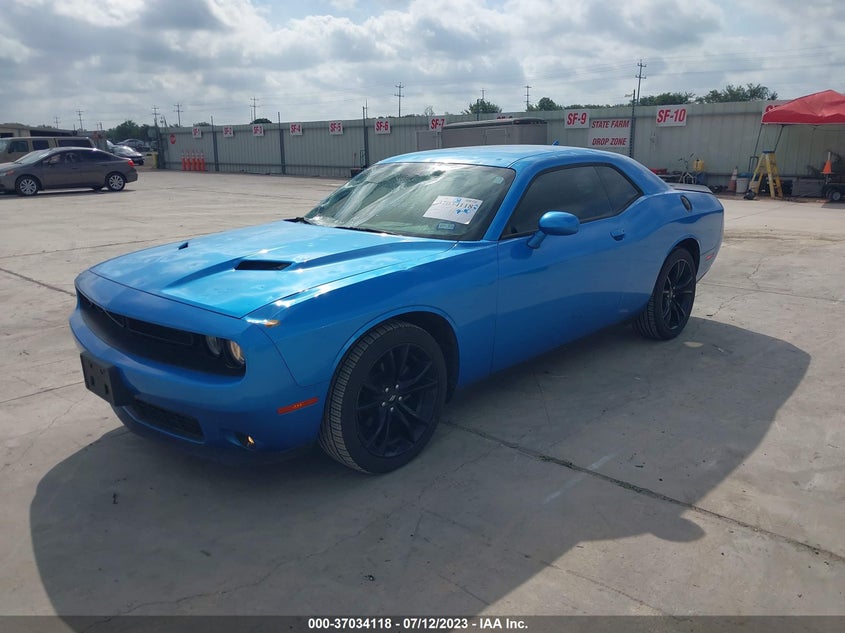 VIN 2C3CDZAG3JH314521 2018 DODGE CHALLENGER SXT