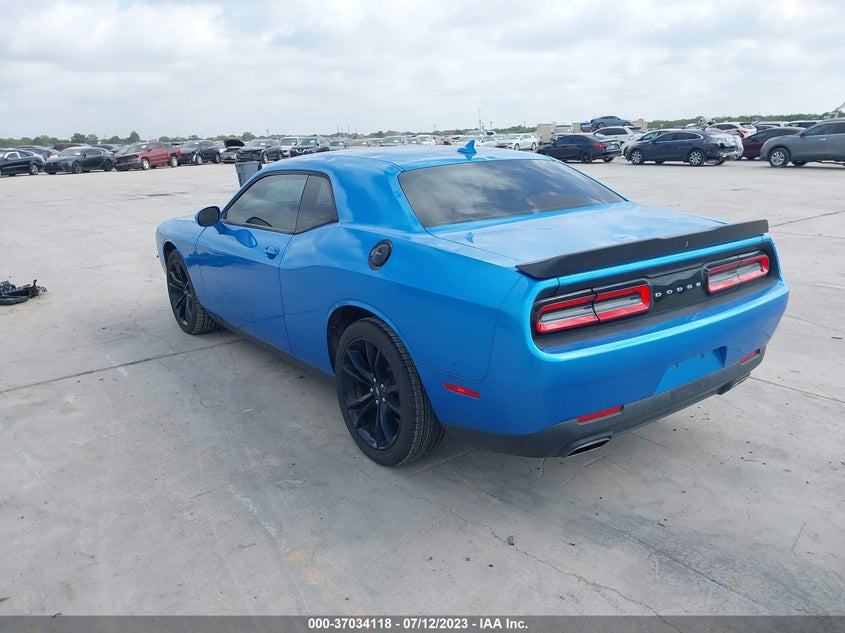 VIN 2C3CDZAG3JH314521 2018 DODGE CHALLENGER SXT