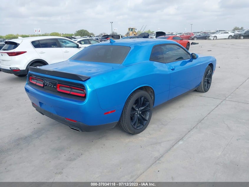 VIN 2C3CDZAG3JH314521 2018 DODGE CHALLENGER SXT