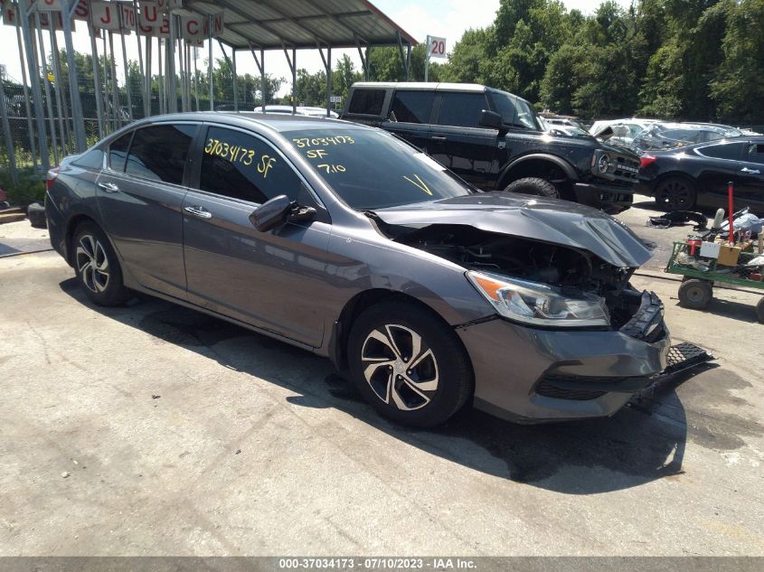 2016 HONDA ACCORD SEDAN LX - 1HGCR2F30GA219255
