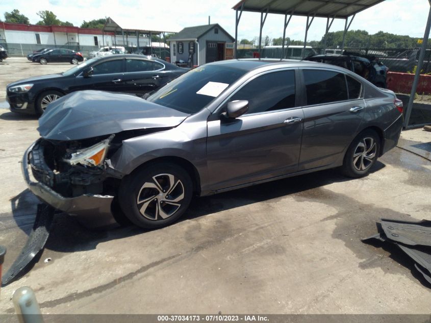 2016 HONDA ACCORD SEDAN LX - 1HGCR2F30GA219255