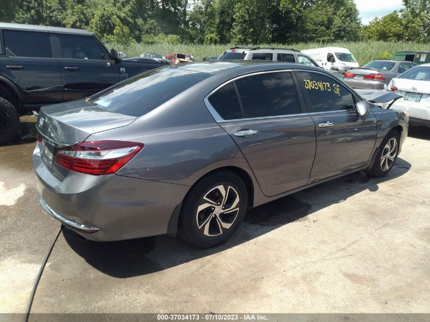 2016 HONDA ACCORD SEDAN LX - 1HGCR2F30GA219255