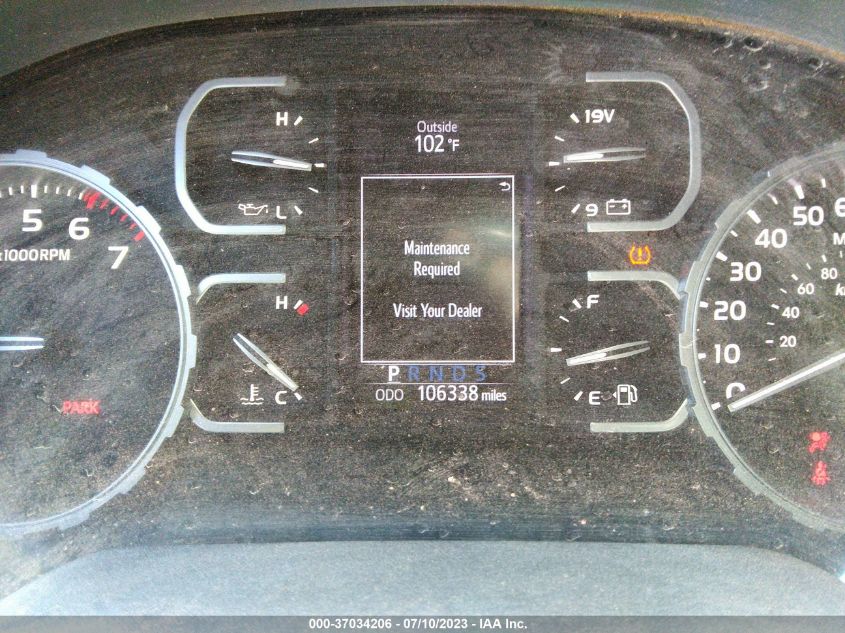 2019 TOYOTA TUNDRA 4WD SR5 - 5TFDW5F15KX785851