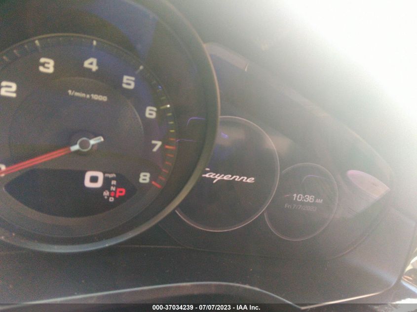 2019 PORSCHE CAYENNE - WP1AA2AY2KDA19161