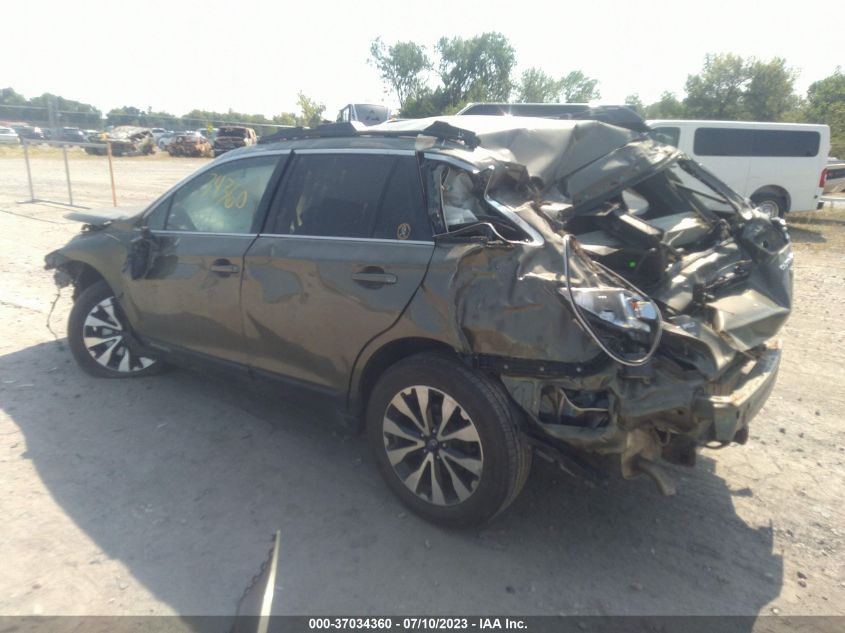2015 SUBARU OUTBACK 3.6R LIMITED - 4S4BSELC4F3276612