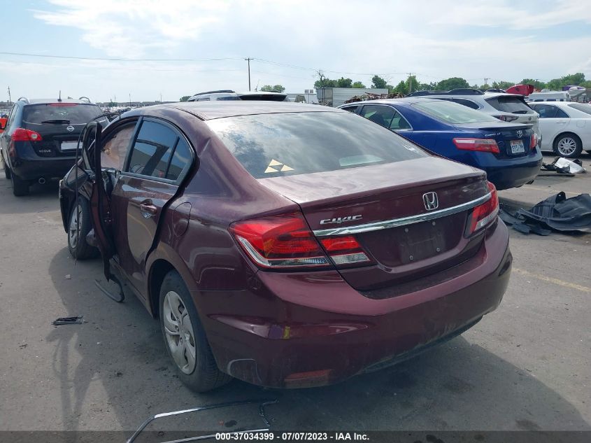 2014 HONDA CIVIC SEDAN LX - 19XFB2F54EE077729