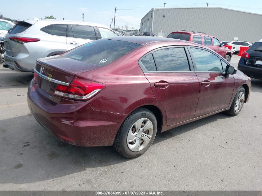 2014 HONDA CIVIC SEDAN LX - 19XFB2F54EE077729