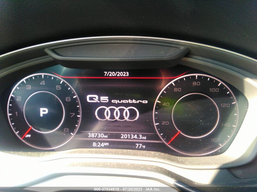 2018 AUDI Q5 PREMIUM PLUS - WA1BNAFY6J2032738