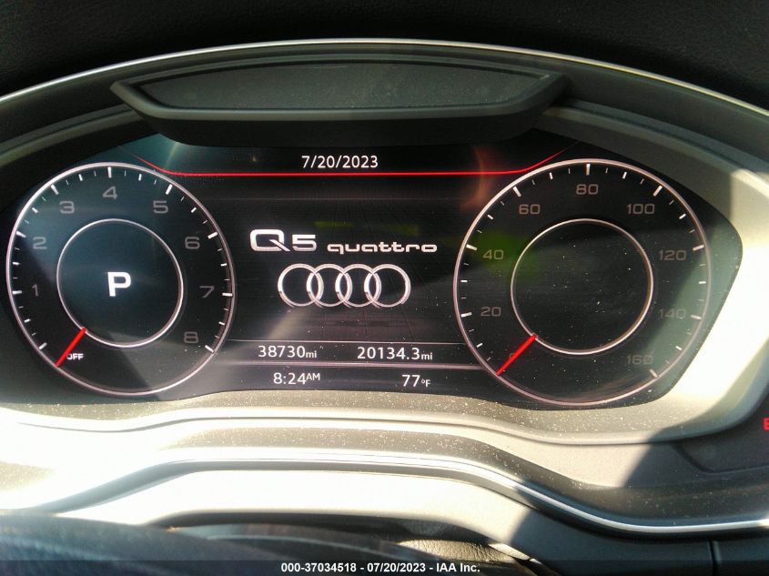 2018 AUDI Q5 PREMIUM PLUS - WA1BNAFY6J2032738