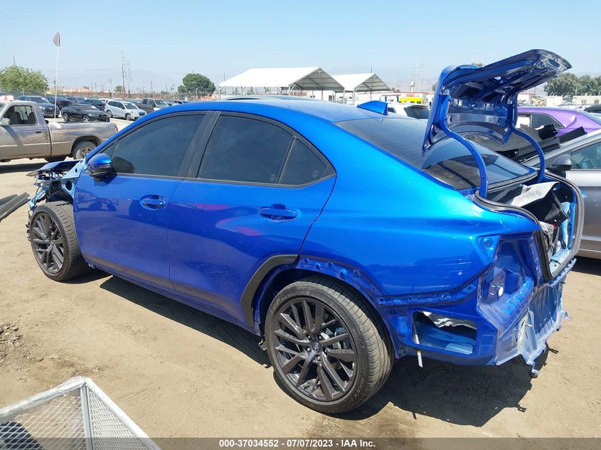 VIN JF1VBAL60N9012549 2022 SUBARU WRX LIMITED